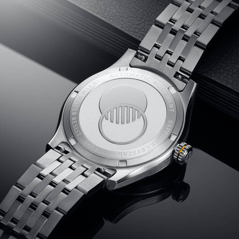 Second Hour Fusion Mk1 Watch with Orange Dial #SEC-HOU-18