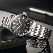 Second Hour Fusion Mk1 Watch with Black Dial #SEC-HOU-19