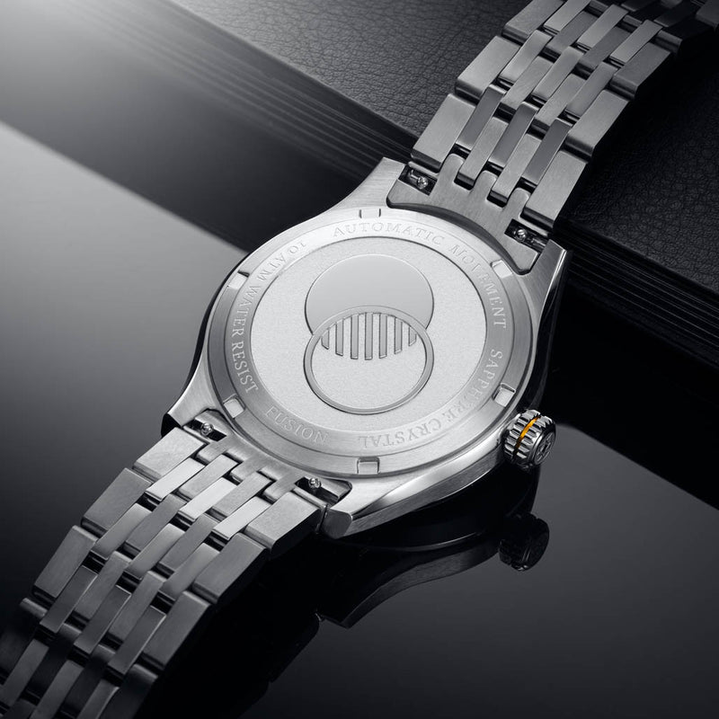 Second Hour Fusion Mk1 Watch with Black Dial #SEC-HOU-19