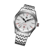 Second Hour Fusion Mk1 Watch with White Dial #SEC-HOU-20