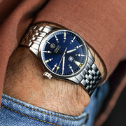 Second Hour Fusion Mk1 Watch with Navy Dial #SEC-HOU-21