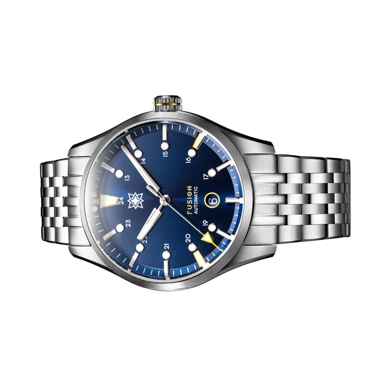 Second Hour Fusion Mk1 Watch with Navy Dial #SEC-HOU-21