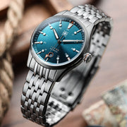 Second Hour Fusion Mk1 Watch with Petrol Dial #SEC-HOU-22