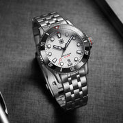 Second Hour Gin Clear Mk3 Watch with White Dial #SEC-HOU-23