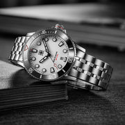Second Hour Gin Clear Mk3 Watch with White Dial #SEC-HOU-23
