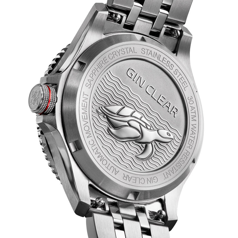 Second Hour Gin Clear Mk3 Watch with White Dial #SEC-HOU-23