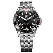 Second Hour Gin Clear Mk3 Watch with Black Dial #SEC-HOU-24