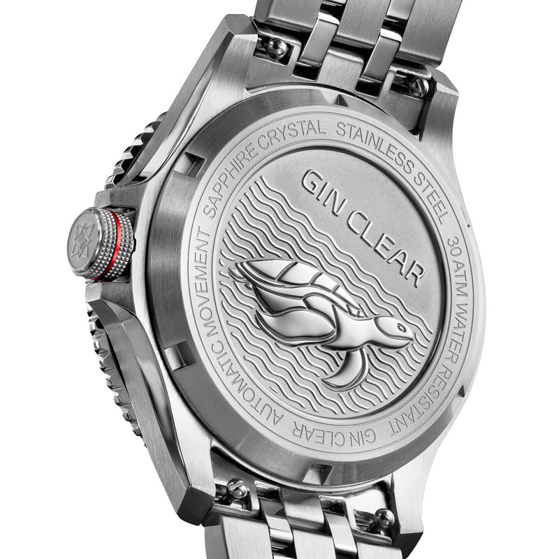 Second Hour Gin Clear Mk3 Watch with Black Dial #SEC-HOU-24
