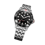 Second Hour Gin Clear Mk3 Watch with Black Dial #SEC-HOU-24