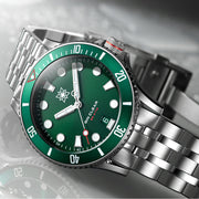 Second Hour Gin Clear Mk3 Watch with Green Dial #SEC-HOU-25