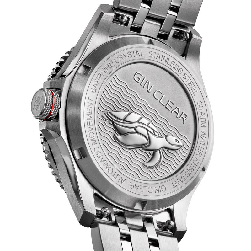 Second Hour Gin Clear Mk3 Watch with Green Dial #SEC-HOU-25