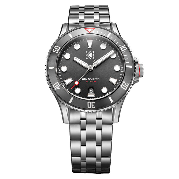 Second Hour Gin Clear Mk3 Watch with Anthracite Dial #SEC-HOU-26