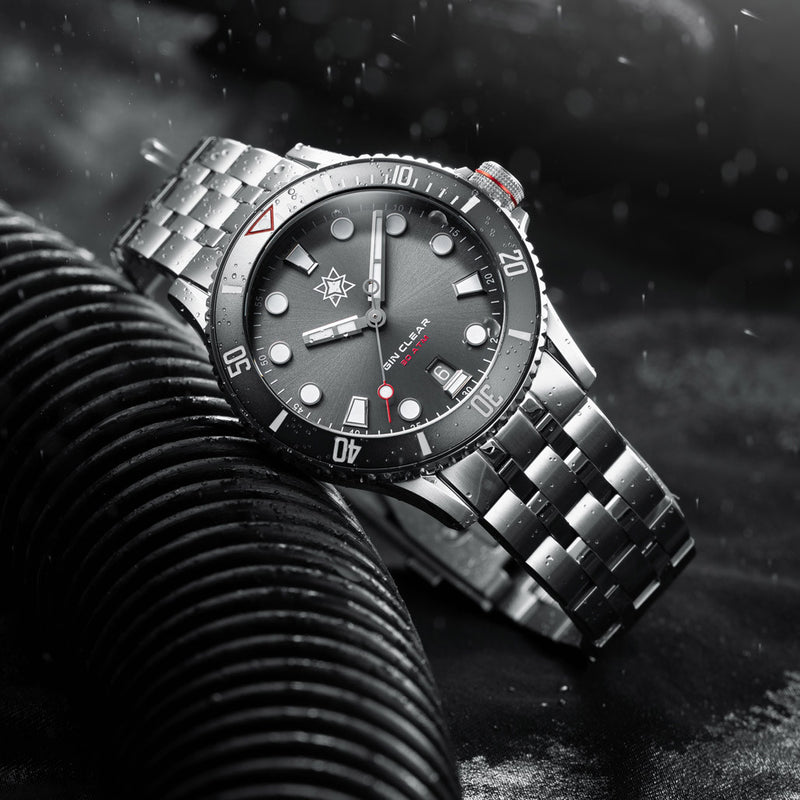 Second Hour Gin Clear Mk3 Watch with Anthracite Dial #SEC-HOU-26