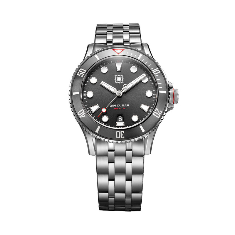 Second Hour Gin Clear Mk3 Watch with Anthracite Dial #SEC-HOU-26