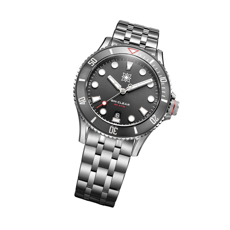 Second Hour Gin Clear Mk3 Watch with Anthracite Dial #SEC-HOU-26