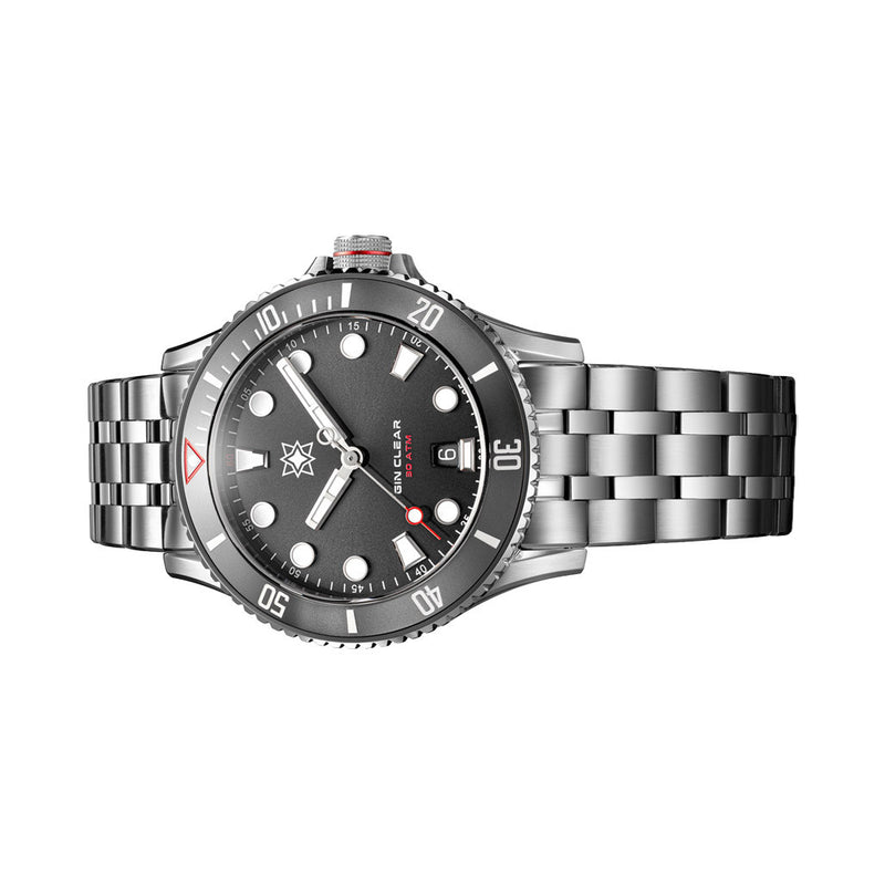 Second Hour Gin Clear Mk3 Watch with Anthracite Dial #SEC-HOU-26