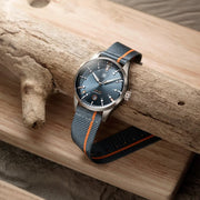 Second Hour Fusion Mk1 Watch with Denim Fire Dial #SEC-HOU-27