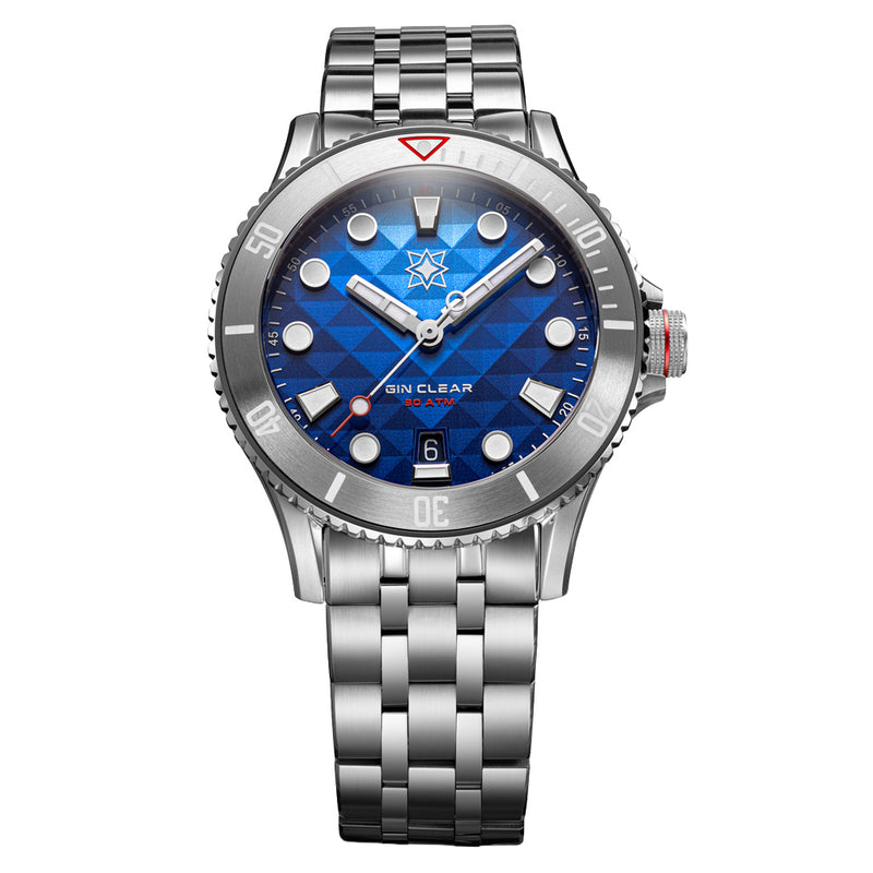 Second Hour Gin Clear Mk3 Watch with Mosaic Dial #SEC-HOU-28