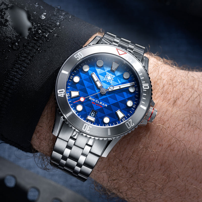 Second Hour Gin Clear Mk3 Watch with Mosaic Dial #SEC-HOU-28