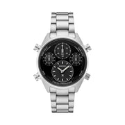 Seiko Prospex Speedtimer Solar 1/100 second Chronograph with Black Dial #SFJ003