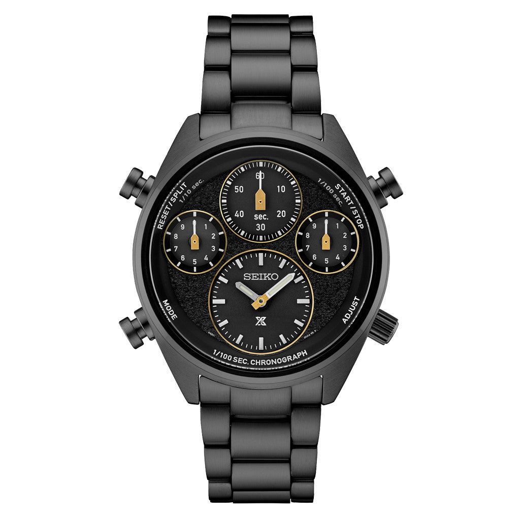 Seiko Prospex Speedtimer Solar 1/100 second PVD Ltd Ed Chronograph