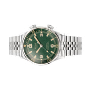 KUOE Sombrero 90-011 Green Linen Textured Dial Watch #SM90011-GR-JUB