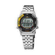 Seiko Rotocall Retro Digital Watch with Yellow Accents #SMGG17