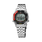 Seiko Rotocall Retro Digital Watch with Red Accents #SMGG19