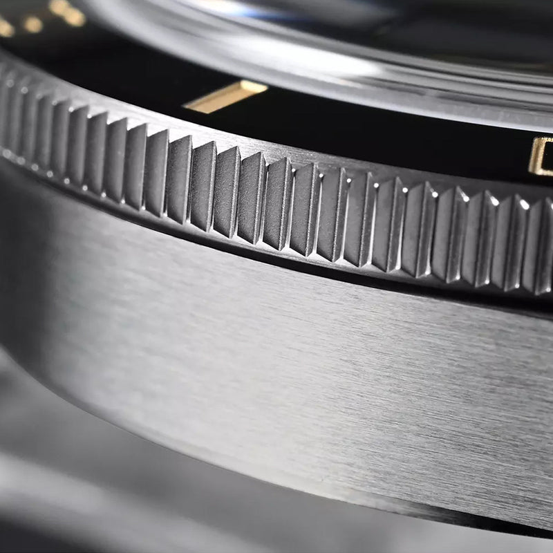 San Martin Automatic Watch with Black and Gilt Dial #SN004-A