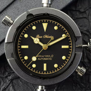 San Martin Automatic Watch with Black and Gilt Dial #SN004-A