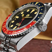 San Martin Automatic GMT Dive Watch with Pepsi Bezel #SN005-A