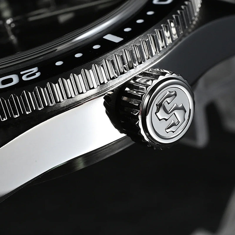 San Martin Automatic Dive Watch with Sunray Grey Dial #SN007-A