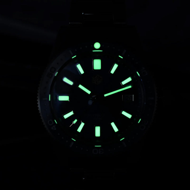 San Martin Automatic Dive Watch with Sunray Grey Dial #SN007-A