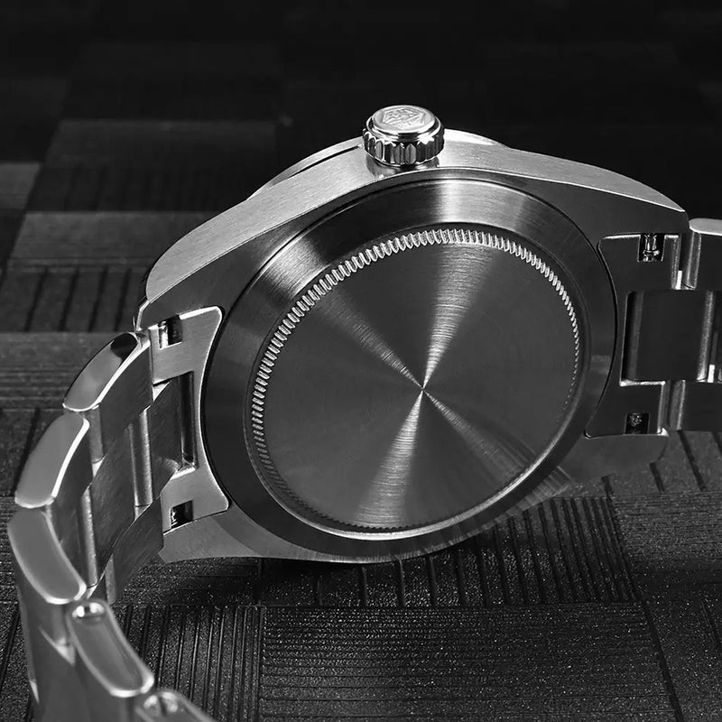 San Martin 38mm Automatic Sport Watch with Blue Gradient Dial #SN0107-A