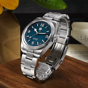 San Martin 38mm Automatic Sport Watch with Blue Gradient Dial #SN0107-A