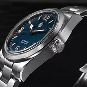 San Martin 38mm Automatic Sport Watch with Blue Gradient Dial #SN0107-A