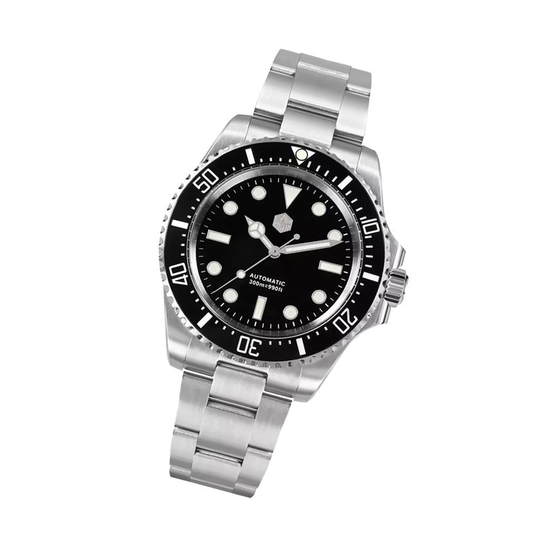 San Martin Automatic Dive Watch with Black Dial #SN0111-A