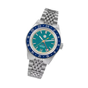 San Martin 39.5mm Automatic Sport GMT Watch with Blue Dial #SN0116-A