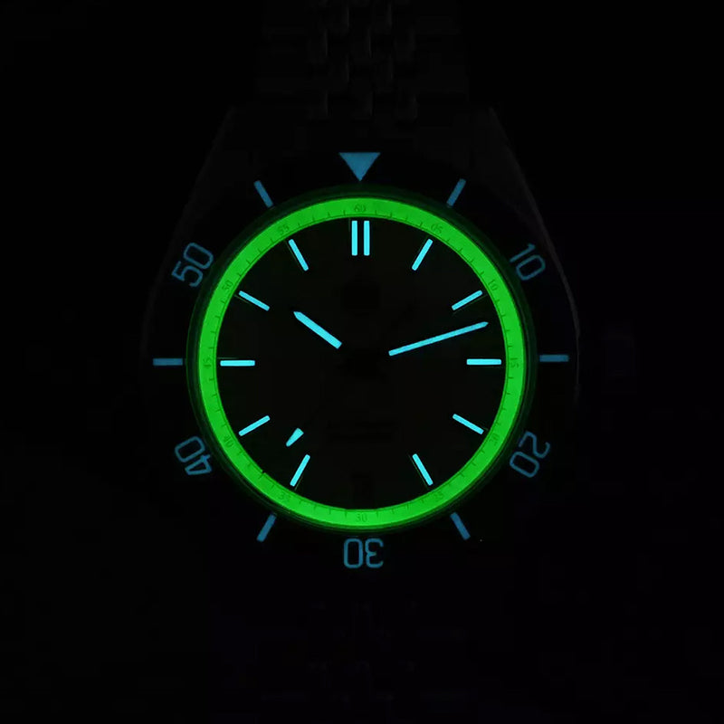 San Martin 39.5mm Automatic Dive Watch with Yellow Dial #SN0116-C