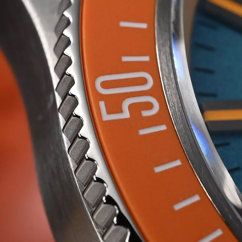 San Martin Automatic Dive Watch with Light Blue Dial #SN0118-A