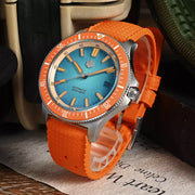 San Martin Automatic Dive Watch with Light Blue Dial #SN0118-A
