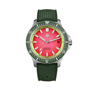 San Martin Automatic Dive Watch with Stunning Red Dial #SN0118-B