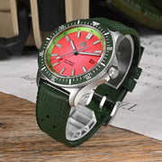 San Martin Automatic Dive Watch with Stunning Red Dial #SN0118-B