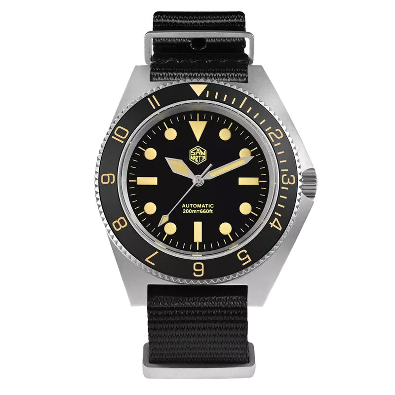 San Martin Automatic Dive Watch with Black Dial #SN0123-A