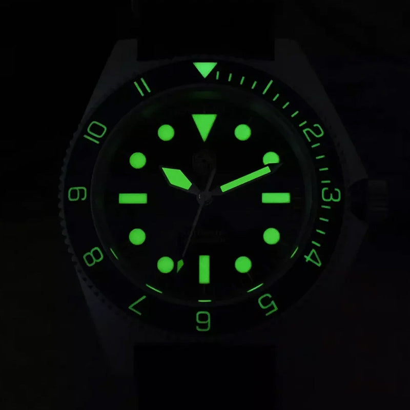 San Martin Automatic Dive Watch with Black Dial #SN0123-A