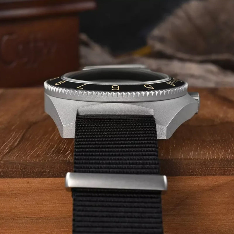 San Martin Automatic Dive Watch with Black Dial #SN0123-A