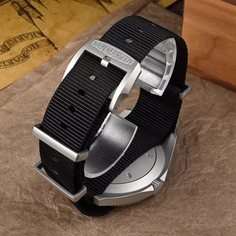 San Martin Automatic Dive Watch with Black Dial #SN0123-A