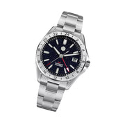 San Martin Automatic GMT Watch with Black Aventurine Dial #SN0129-B