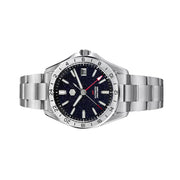 San Martin Automatic GMT Watch with Black Aventurine Dial #SN0129-B