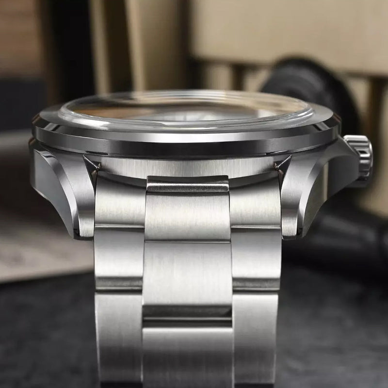 San Martin 39mm Automatic Watch with Red Desert Dial #SN0129-C